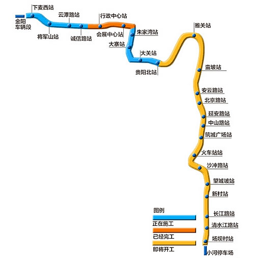 贵阳轨道1号线工程招标结束nbsp最后21公里花落中国铁建